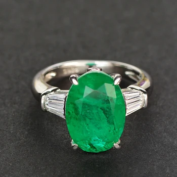Top kvalita Veľký Zelený Zirkón Snubné prstene pre ženy, Jednoduché a Elegantné Party šperky Dievčatá Zásnubný prsteň Bague dropshipping