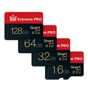 Extreme Pro SD Pamäťová Karta 16GB 32GGB 64GB 128 GB Class 10 Micro SD TF Karta Pre Fotoaparát Automobilový Údajov Záznamník Prepínač