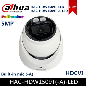 Dahua 5MP Plné Farby hviezdne svetlo Fotoaparátu HAC-HDW1509T-LED Vstavaný MIKROFÓN (-A) 40m LED vzdialenosť 3.6 mm Pevným objektívom Fotoaparát HDCVI