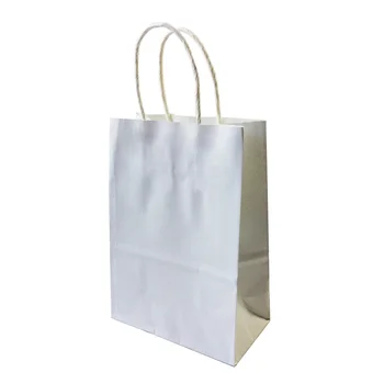 50PCS DIY Multifunkčné mäkký farebný papier taška s držadlami 21x15x8cm Festival darčeková taška Vysokej Kvality, nákupné tašky kraft papier