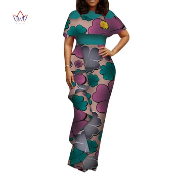 Plus veľkosť ženy oblečenie Dashiki afriky šaty pre ženy o-krku v afrických oblečenie party šaty 4xl dlhé šaty daskini WY3688