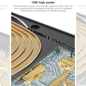 IYOUA5sAutomatic Upevňovaciu 10W Auto Bezdrôtová Nabíjačka Pre iPhone Xs Huawei LG Infračervené, Indukčné Qi Bezdrôtová Nabíjačka Telefón Hol