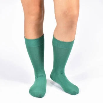 2020 nové pánske ponožky zelené pánske bavlnené ponožky farbou svadobný dar šťastný ponožky mužov