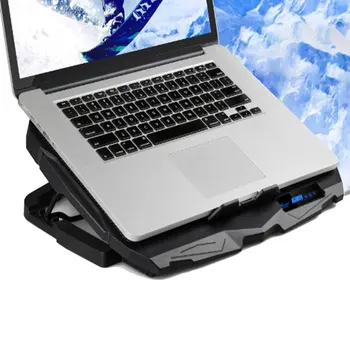 2-Porty USB, Chladiaci Ventilátor Notebooku Chladnejšie Pad Notebook Stojan, Držiak pre 14-15.6 palcový Notebook Chladiacej Podložky