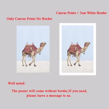 Boho Plagát Púštnej Krajiny, Plátno, Maľovanie Dverí Camel Tlač Dekorácie na Stenu Obrázky pre Obývacia Izba Marocký Dekor bez rámu