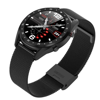 Microwear L7 Smartwatch Vodotesný IP68 Fitness Náramok Tracker Náramkové hodinky EKG Monitor Srdcovej frekvencie Hovor Pripomienka Smart Hodinky Mužov