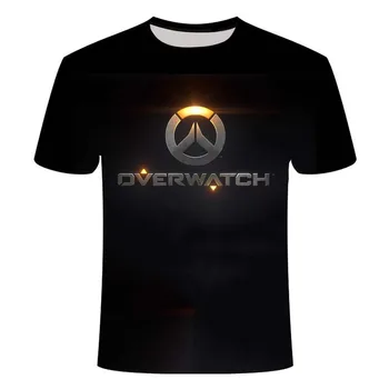 2020 e-športová hra Overwatch 3DT tričko pánske módne e-sports battlefield pánske t-shirt hra vzor 3D kolo krku oblečenie
