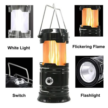 LED Camping Svietidlo, LED Svietidlo, Vhodné pre Prežitie Súpravy pre Hurikán, Núdzové Svetlo, Výpadky, Vonkajšie Prenosné Svietidlá
