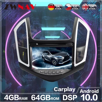 Android 10.0 autorádia Multimediálne DVD Prehrávač Pre Chevrolet Cruze 2012 2013 gps navigácie auto audio stereo hlava jednotky