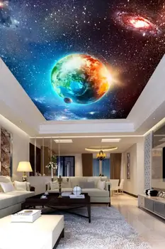 1809 Zem, Planéty Tlač na strop film na workshop stropov