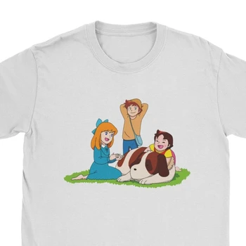 Pánske Topy T Shirt Heidi Novinka Prémiové Bavlnené Tričká Camisas Alpy Koza Anime T Shirt Posádky Krku štedrý Deň Tričko Mužov