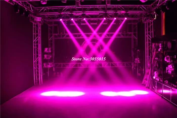 Vysoká Kvalita 60W Full Farebné LED Pohyblivé Hlavy Lúč Svetla S 5050 3 V 1 Clona Halo Fáze Osvetlenie Svadobné Bar Dj Vybavenie