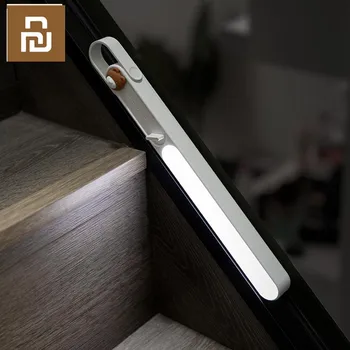 Youpin USB LED Nočné Svetlo Mini Stolný Svetlá Ochrana Očí Pasteable Svetlo Svetla na Čítanie S Háčikmi Kuchyňa Lampa Koridoru Svetlo