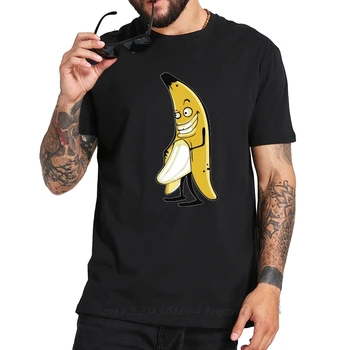Cool Muži T-Shirts EÚ Veľkosť Bavlna Zábavné Banán Dizajn Darček Pre Muža Originality Krátke Rukávy Letné Tričko
