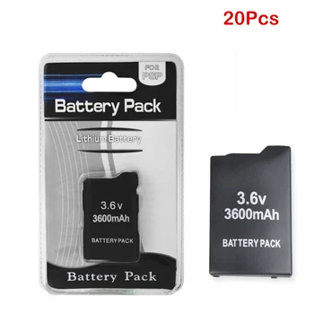 20Pcs/Veľa 3.6 V 3600mAh Lítiové Dobíjacie Batérie Pre Sony PSP 1000 PlayStation Portable PSP1000 Konzoly Veľkoobchod