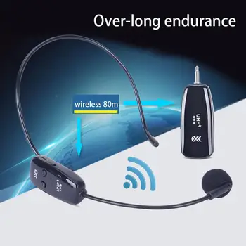 Bezdrôtový Mikrofón Headset Mikrofón pre Hlasové Zosilňovač, Reproduktor Vyučovania, Sprievodca zájazdu