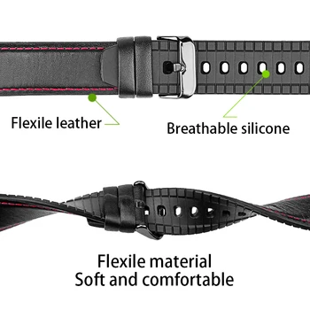 22 mm Hybrid sledovať Pásmo pre ticwatch pro Silikónový Náramok na Zápästie Band ženy muži náramok Nahradenie watchband Rýchle uvoľnenie