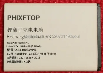 S sledovacie číslo,PHIXFTOP Originálne batérie Pre vzdušná čiara mobil pre BATP031400 Mobilný telefón smart 3 telefón batterie 4.2 V