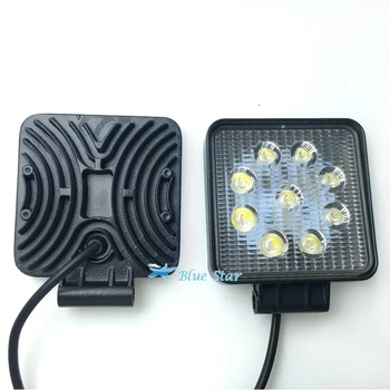 4 Palcový 27W High-Power LED Pracovné Svetlo 12V Spot / Povodňových Pre 4x4 ATV Offroad Vozidlo Traktor Motocyklové Jazdy hmlovými Svetlometmi
