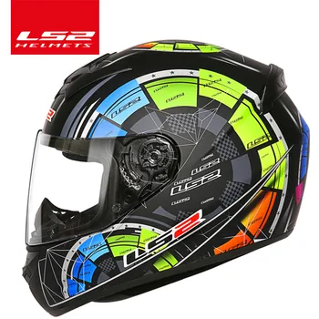 Pôvodné LS2 FF352 plnú tvár motocyklové prilby Mestskej motocykel závodná Prilby skúter prilba casco moto capacete 