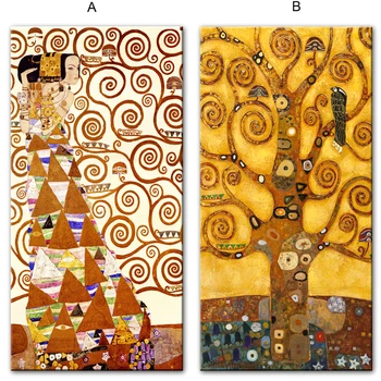 Gustav Klimt Strom Života Plátno Umenie Paitnings Klasická Slávny Obraz Reprodukcie Gustav Klimt Stenu Obrázok Pre Obývacia Izba