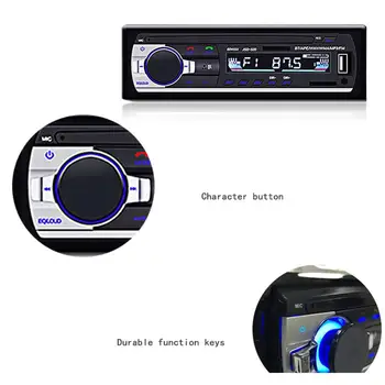Bluetooth Auto Radio Car Stereo Rádio FM, Aux Vstup Prijímač SD, USB, JSD-520 12V In-dash 1 Din Auto MP3 Prehrávač Multimediálnych súborov Dropship