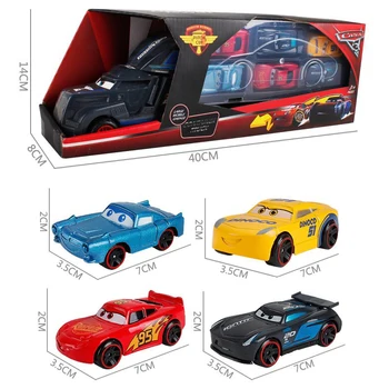Disney Pixar Cars 3 Jackson Búrka Cruz Mater Mack Strýko Truck Diecast Kovový Model Auta, Chlapec Vianočný darček hračka pre Dodanie Zdarma