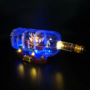 LED Svetla Kit (len svetlo je súčasťou) pre 21313 a Kompatibilné s 16051 loď vo Fľaši Nastaviť