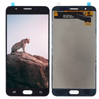 Pre Samsung Galaxy J7 Prime SM-G610F G610M G610Y G6100 LCD Displej s Môžete Upraviť Jas, Dotknite Obrazovky Digitalizátorom. Montáž