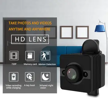 HD Mini Auto Kamera Nočného Videnia videokamera Videokameru Šport DV SQ12 Mini Auto Kamera DVR Nočné Videnie videokamery Videokamery
