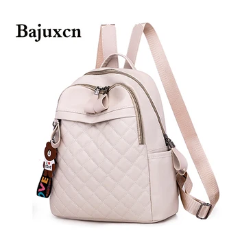 Luxusné kožené dámske batoh 2021 nových mladých žien schoolbags trend multifunkčné cestovné tašky luxusné dizajnér dámy