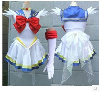 Harajuku Anime Sailor Moon cosplay Sailor Moon/Mizuno Ami/Hino Rei/Kino Makoto cartoon Halloween kostýmy žena sady