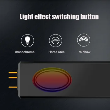 Univerzálny Pin SATA Plastové Klusu Lampa LED Osvetlenie domáci Počítač Prenosný ARGB Radič Pre 3Pin 5V Prípade Napájania