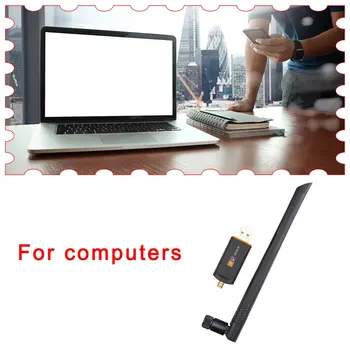 USB 3.0 1200Mbps Wifi sieť Lan Dongle Adaptér s Anténou Pre Notebook 2.4 G a 5G kapela RTL8812BU Wireless-AC Wlan Dual Band