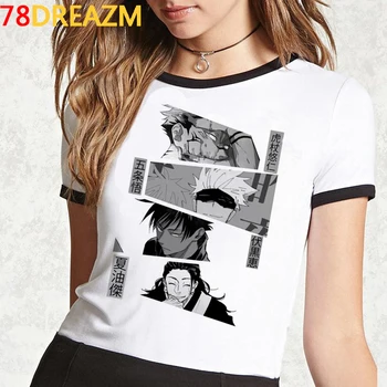 Nové Japonské Anime Jujutsu Kaisen T Shirt Mužov Kawaii Cartoon Yuji Itadori Grafické Tees Zábavné Gojo Satoru Unisex Tričko Muž