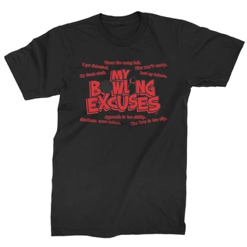 Výraz Tees Moje Bowling Výhovorky Zábavné Mens T-Shirt