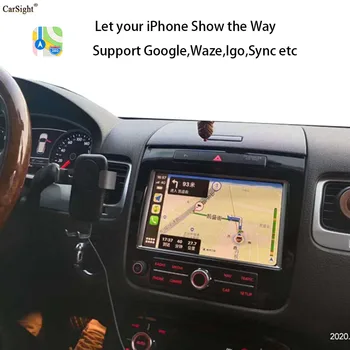 SmartPhone Rozhranie Upgrade CarPlay Bezdrôtový Apple iPhone CarPlay pre Volkswagen Phaeton Android