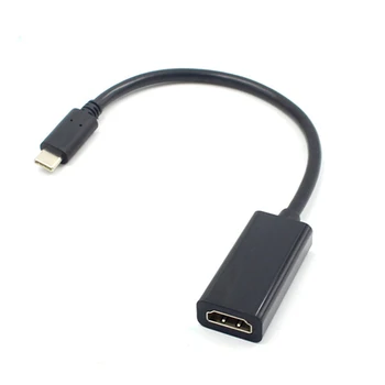 Nový USB Typu C Na Ženy, HDMI, HDTV Adaptér Kábel 1080P Kábel Adaptéra Mužov a Žien HDMI Konvertor Pre MHL Funkcia Telefóny Čierna