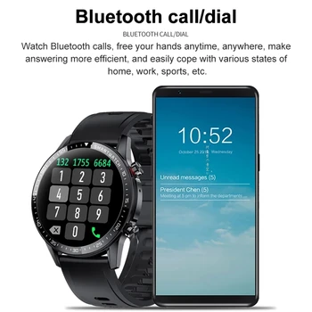 LIGE Telefón Bluetooth Smart Hodinky Mužov Nepremokavé Športové Fitness Hodinky Zdravia, Sledovanie Počasia, Zobrazenie 2021 Nové smartwatch Žena