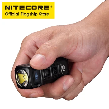 Nitecore tup Malé kovové Nabíjateľná prenosné lampy Inteligentné USB Mini Baterka Odlesky