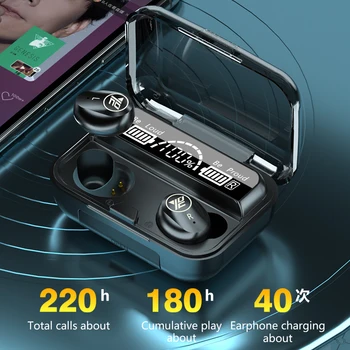 TWS M16 Bluetooth 5.1 Slúchadlá 2000mAh Plnenie Box Bezdrôtové Stereo Slúchadlá Športové Vodotesné Slúchadlá Headset S Mikrofónom