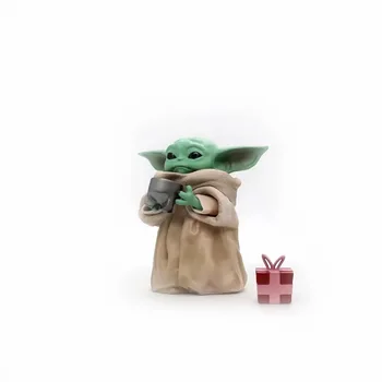 13 CM/ Star Wars Svietiť, Yoda Dieťa Christmast Akcie Obrázok Hračky Yoda Obrázok Hračky Majster Yoda Figuras Bábiky, Hračky, Darčeky pre Deti