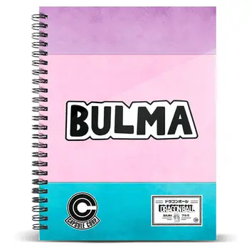 Notebook A5 Bulma Dragon Ball Merchandising papiernictvo Karactermania