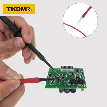 TKDMR 4 mm) Pätica Izolácie Piercing Ihly nedeštruktívne Späť Sonda Pin Test Sondy Mini Drôt Priebojník test vedie