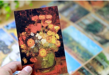 30sheets/VEĽA percent Van Gogh Olejové Maľby Pohľadnicu vintage Van Gogh Obrazy pohľadníc/Pohľadnice/želanie Karty/Móda Darček