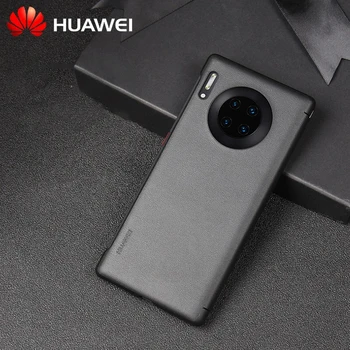 Pôvodné Huawei Mate 30 Pro prípade Huawei Mate 30 prípade silikónové puzdro smart cover flip kožené 360 shockproof Mate30 Pro prípade