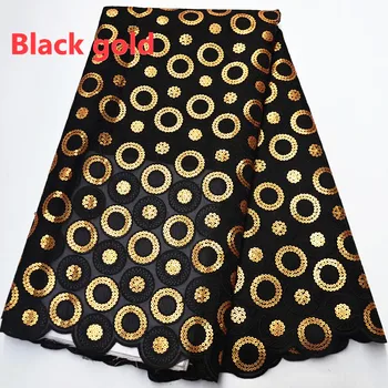 Africké organza čipky textílie s flitrami 2020 Vysokej kvality nigérijský výšivky postupnosť čipky pre šitie party šaty