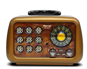 Kemai MD1901 USB/SD/MP3/Bluetooth Nabíjateľná Nostalgické Rádio KÁVA