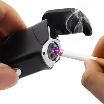 Dvojoblúk Usb Nabíjanie Vymeniteľné Elektrický Zapaľovač Plazma Vetru Elektronické Ľahšie Poistka Pre Cigaretu, Cigaru
