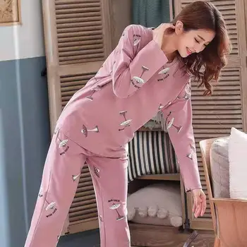 Sleepwear Sady Pre Ženy Krásne Avokádo Vzor Pyžamo Karikatúra Roztomilý Krátke Domáce Nosenie Hot Predaj Femme Bielizeň Pijamas